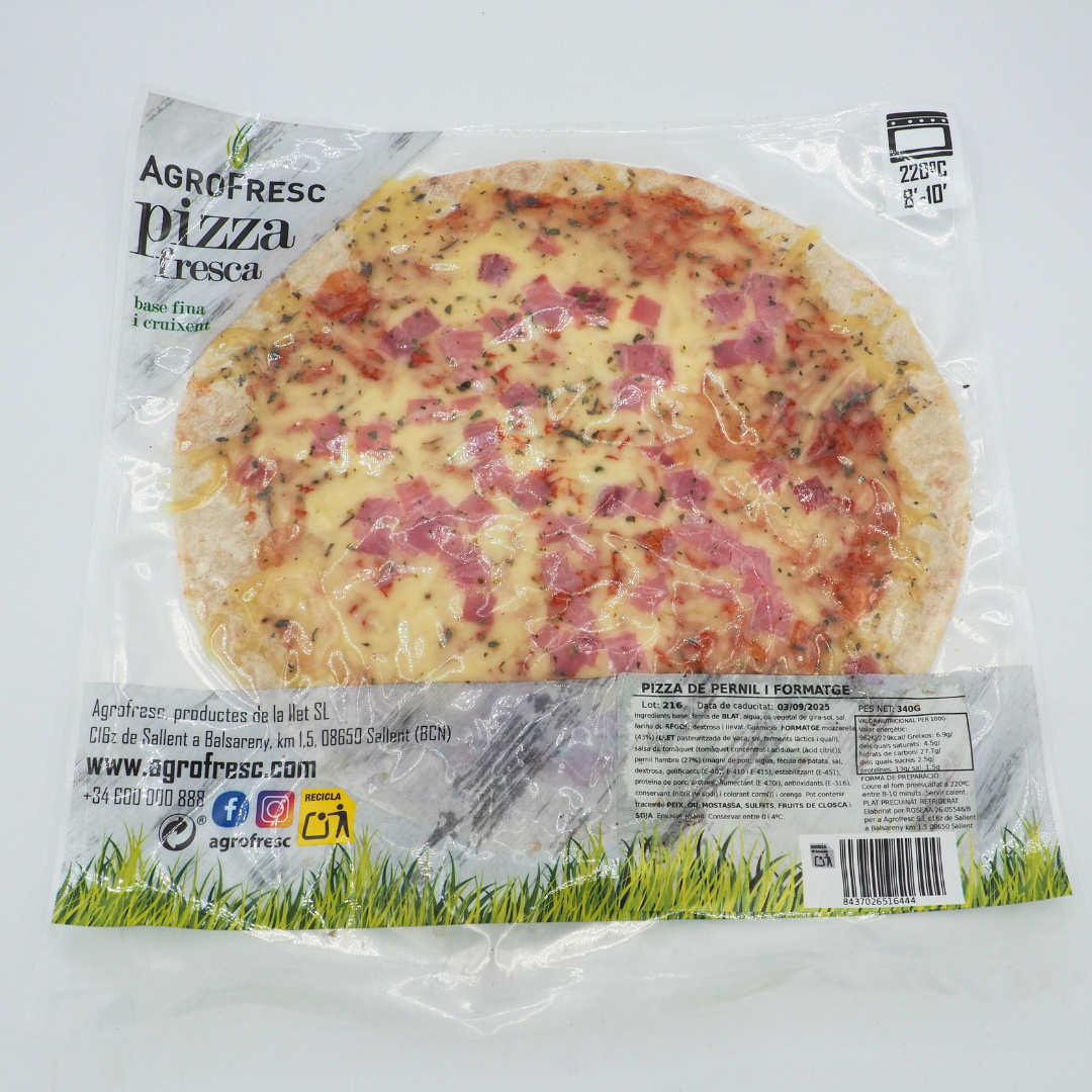Pizza Pernil i Formatge Agrofresc - Imatge 1